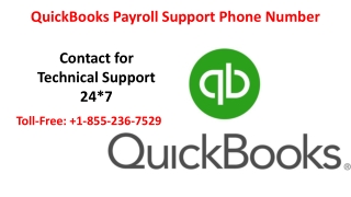 QuickBooks Payroll support phone number 1-855-236-7529