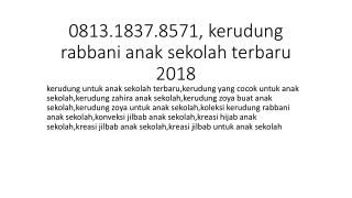 0813.1837.8571, kerudung rabbani anak sekolah terbaru 2018