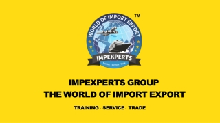 IMPEXPERTS GROUP, THE WORLD OF IMPORT EXPORT