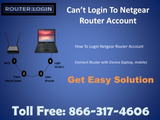 Can’t Login To Netgear Router Account