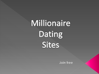 Millionaire Dating Site