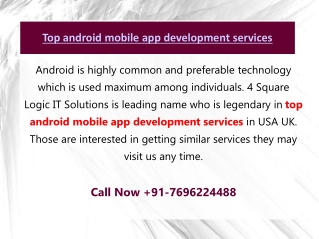 IOS mobile app development company 91-7696224488