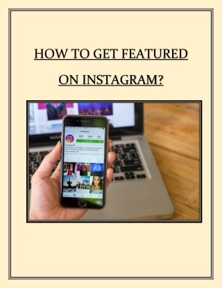 How to get featured on Instagram?