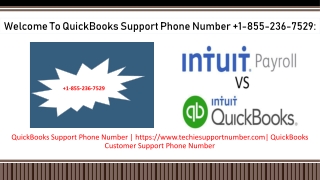 Welcome To QuickBooks Support Phone Number 1-855-236-7529: