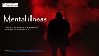 Mental Illness Counselling in Chiswick- Sustainable Empowerment UK