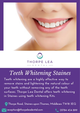 Teeth Whitening Staines