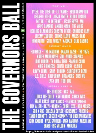 Governors Ball Music Festival Tickets 2019 Lineup