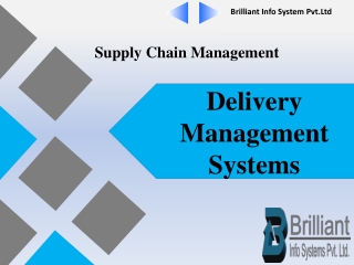Delivery Management Systems