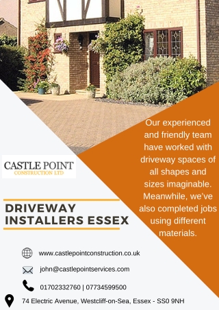 Driveway Installers Essex