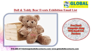 Doll & Teddy Bear Events Exhibition List