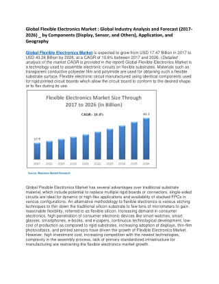 Global Flexible Electronics Market