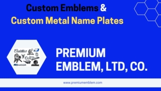 Slide about Custom Metal Name Plates