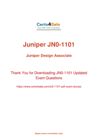 jn0-1101 Dumps Questions - JN0-1101 Juniper Exam Questions