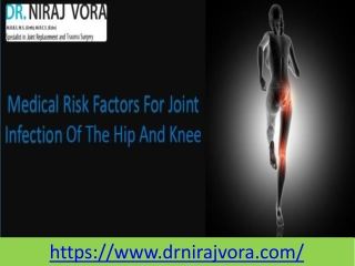 Medical risk factors for joint infection of the hip and knee