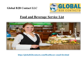 Food and Beverage Service List