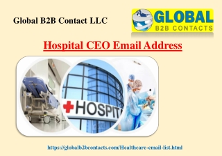 Hospital CEO Email Address