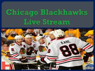 Chicago Blackhawks Live Stream