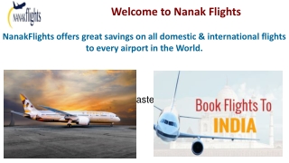 Cheap Airline Flights | Nanak Flights