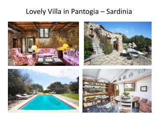 Buy Lovely Villa in Pantogia, Sardinia (in cottage style) - Terragente