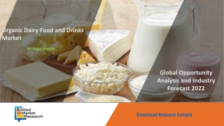 Organic Dairy Food and Drinks Market Analysis By 2022