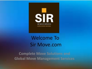 House Moving Company Singapore