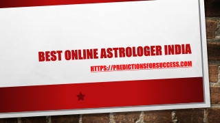 Best Online Astrologer India