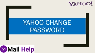 yahoo change password