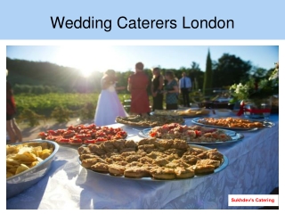 Wedding Caterers London