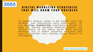 Digital Marketing Strategies That Will Grow Your Business