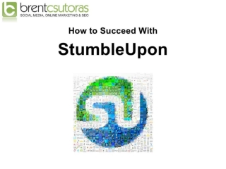 Succeeding with StumbleUpon