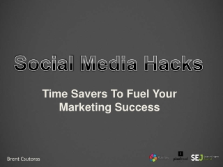 Social Hacks: Time Savers To Fuel Your Marketing Success at SEMPDX 2015