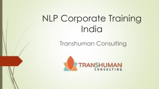 NLP Corporate Training India