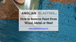 How to remove paint from wood, Metal or Steel