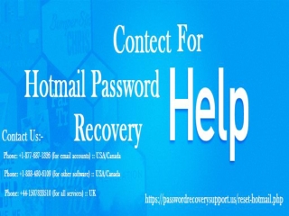 How to Recover Hotmail Forgot Password in Android, IOS & Windows | Get Help & Support 1-877-637-1326