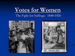 Votes for Women