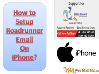 1-877-637-1326 | How to setup Roadrunner email on Iphone?