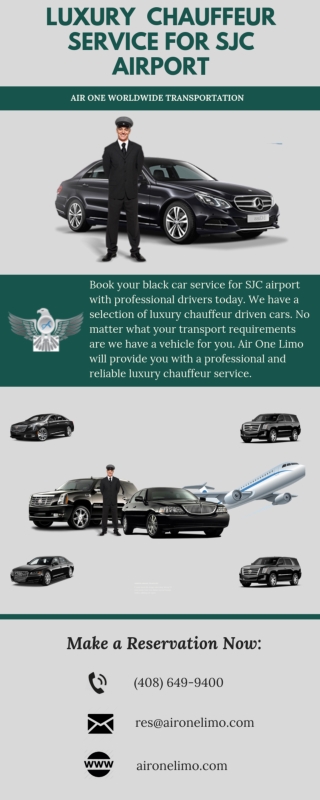 Luxury Chauffeur Service for SJC Airport