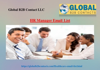 HR Manager Email List