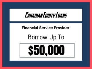 Canadian Equity Loan – Financial Advisor