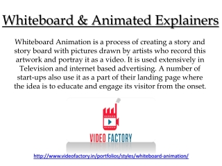 Whiteboard & Animated Explainers