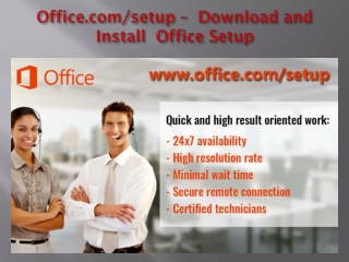 office.com/setup - Download and Install MS office