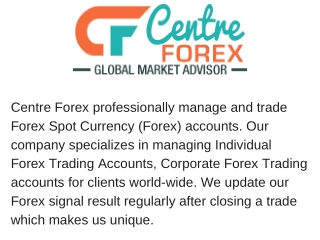 Best Forex Account Manager