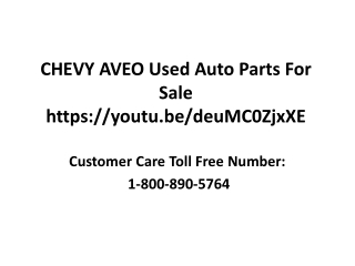 Aftermarket AVEO Parts For Sale
