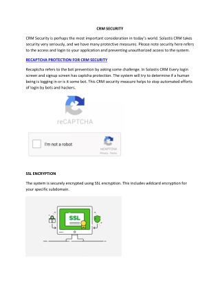 CRM Security - Solastis