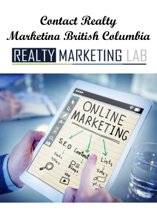 Contact Realty Marketing British Columbia