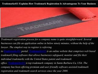 Trademarks411 Explains How Trademark Registration Is Advantageous To Your Business