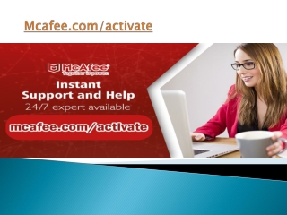 McAfee.com/Activate - Download, Install and Activate McAfee Retail Card