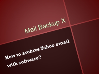 How to auto archive emails in yahoo