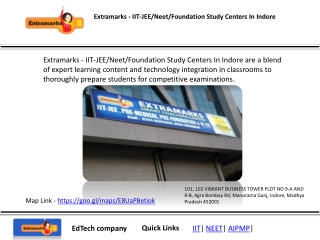 IIT-JEE/NEET/Foundation Study Centers In Indore
