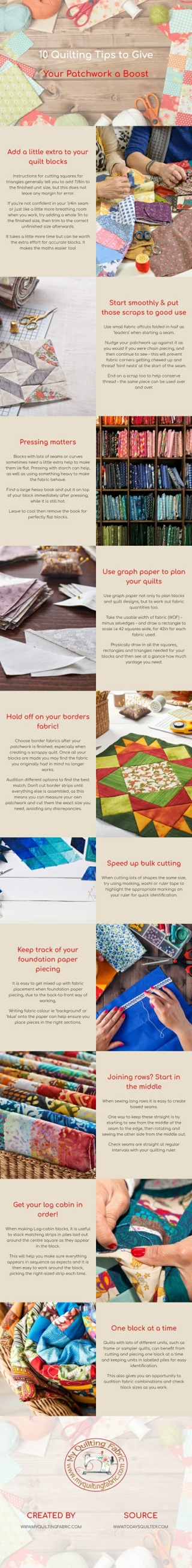 10 Quilting Tips to Give Your Patchwork a Boost